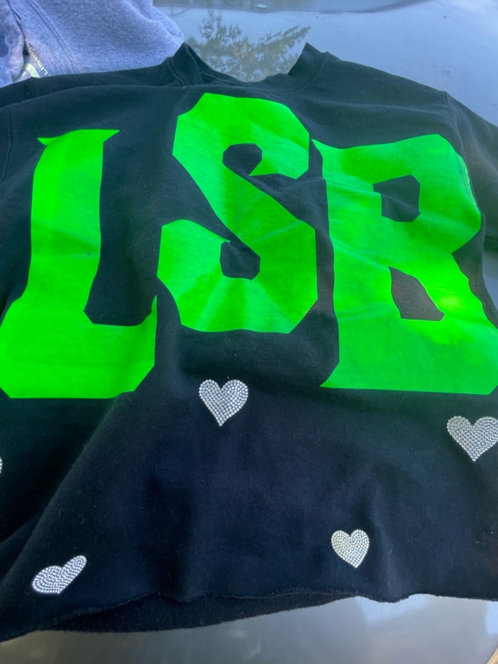 LSB Half Sleeve Cropped Oversized Shirt